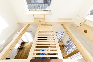 吹き抜け　キャットウォーク