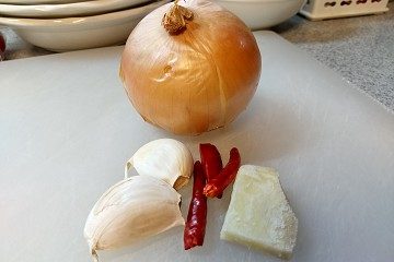 カレー材料玉ねぎ