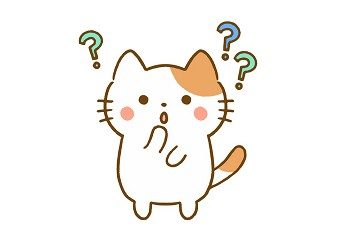 はてな　猫　イラスト
