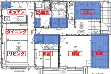 平屋　2LDK　26坪　収納