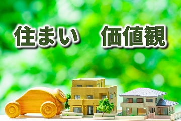 住まい　家族　価値観　関係
